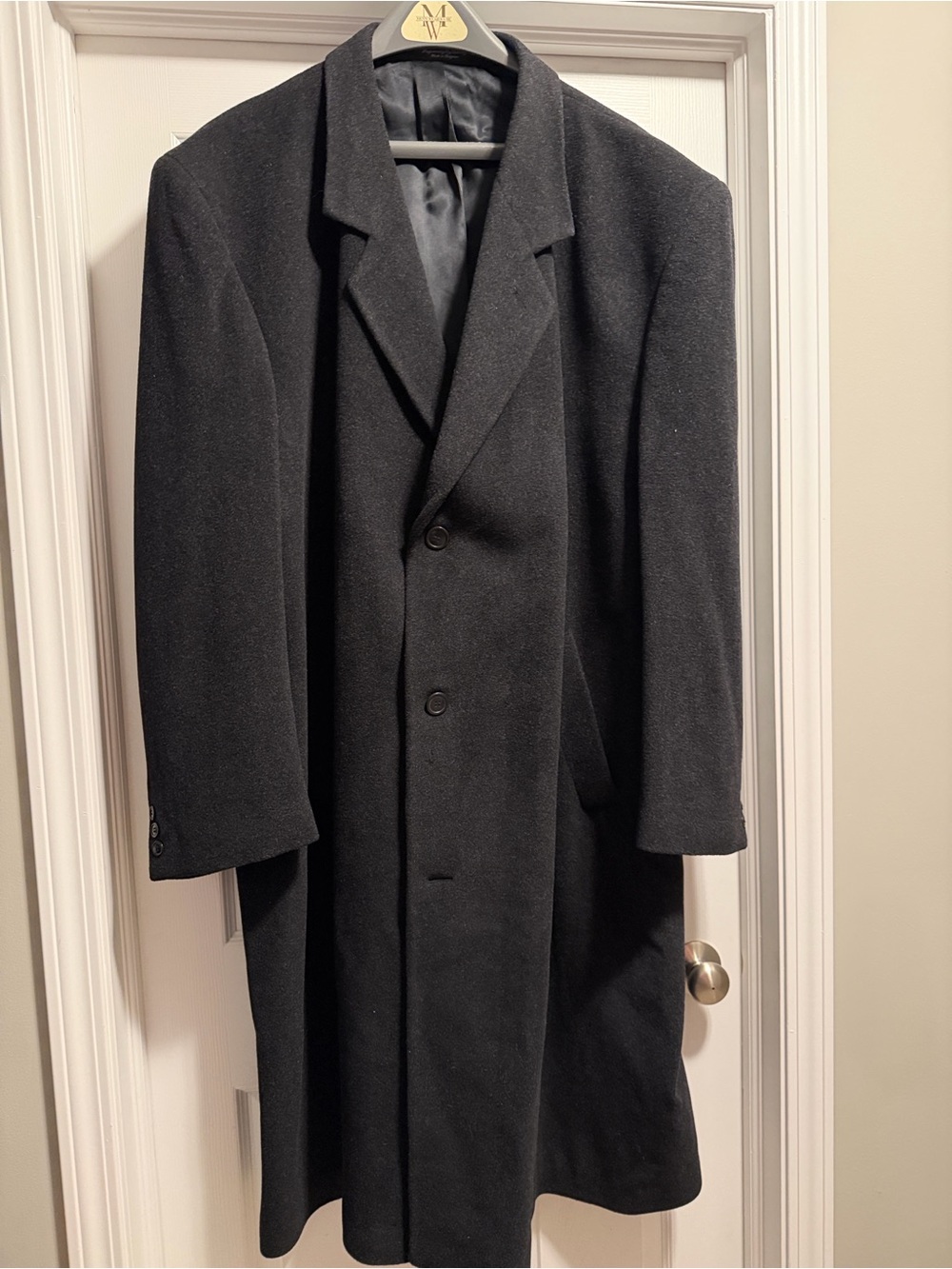 Joseph & Feiss Black Men's big and tall Pea Coat